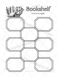 Printable Octagonal Bookshelf
