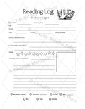 Printable Reading Log (V)