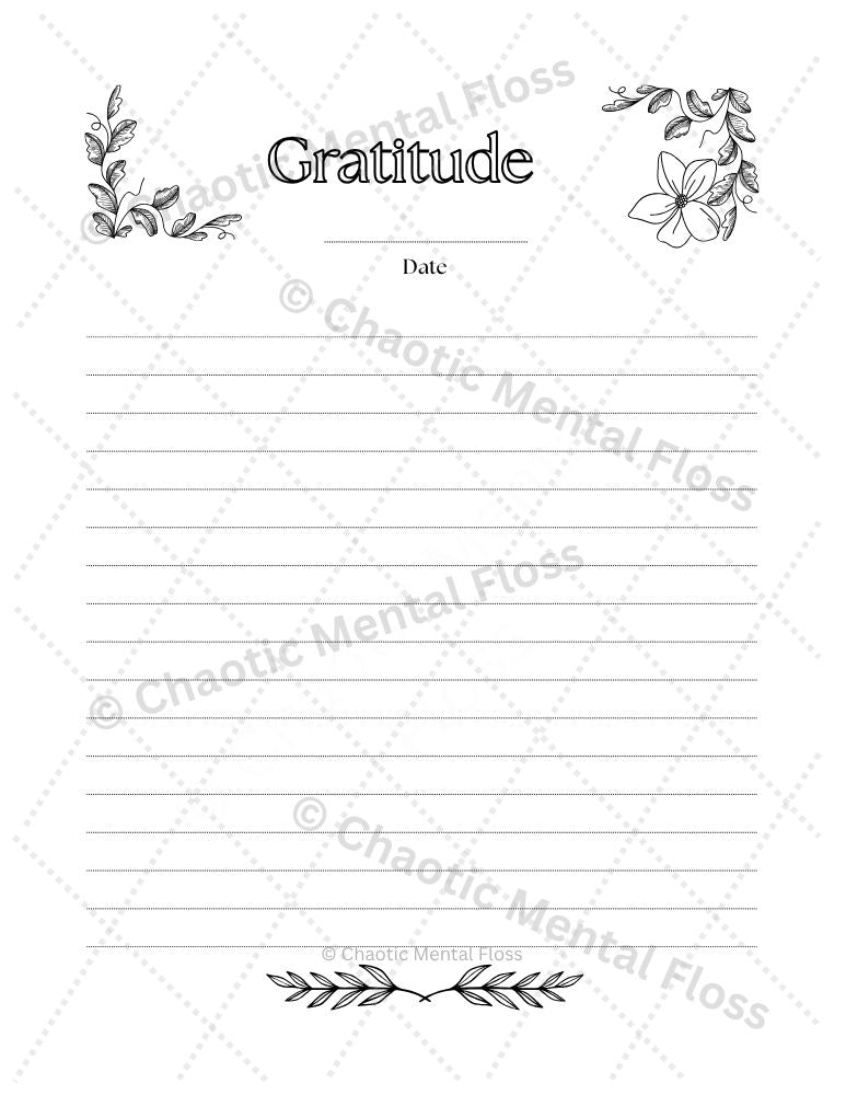 Gratitude Journal (II)