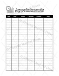Medical Tracker - Appointments