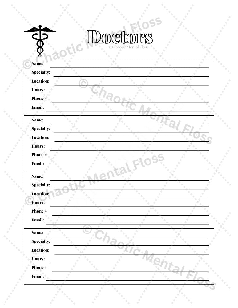 Medical Tracker (III) - Doctors